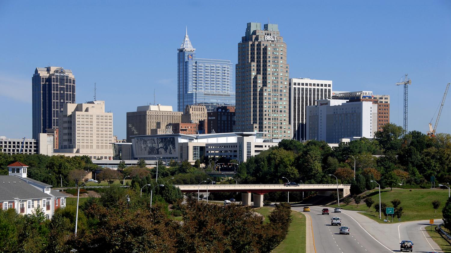 Downtown Raleigh, location of LAVIS IV and SECOL 82